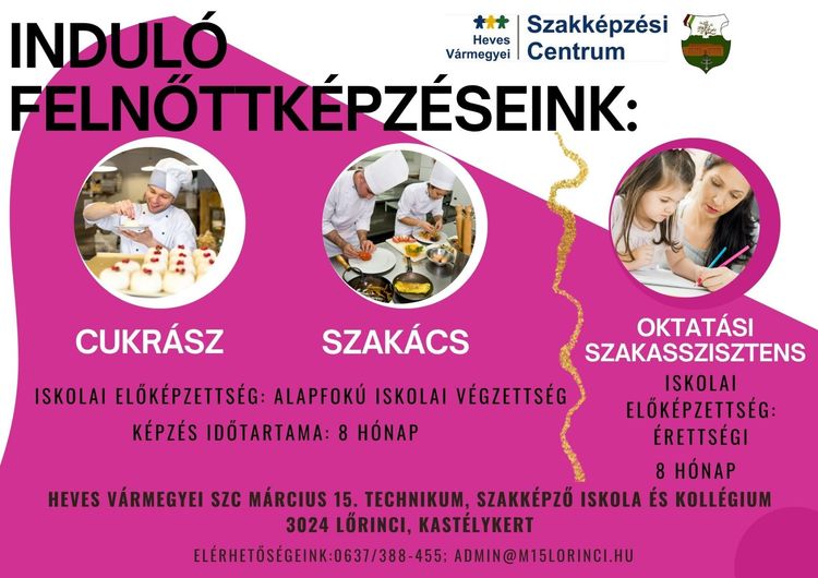 Induló felnőttképzéseink